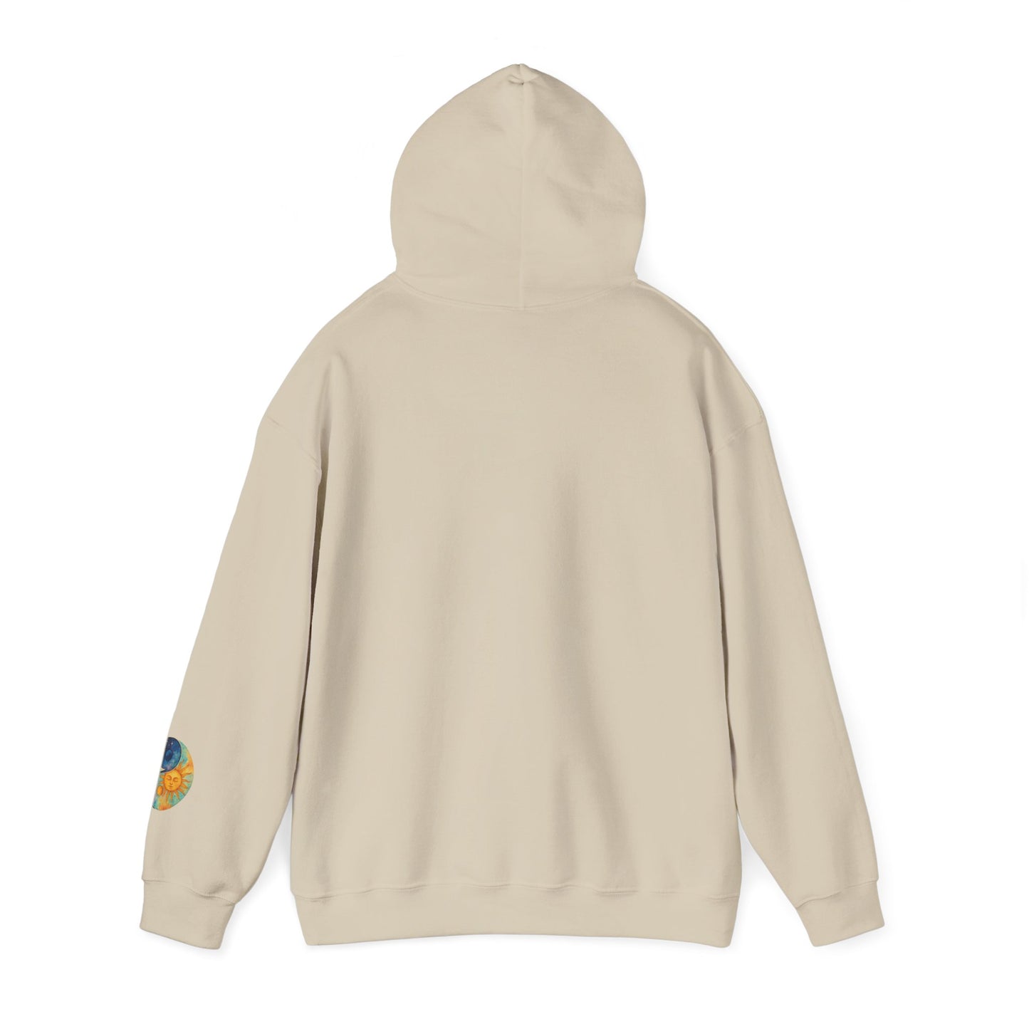 Sun and Moon Yin Yang Hoodie — Celestial Sun & Moon Graphic Sweatshirt