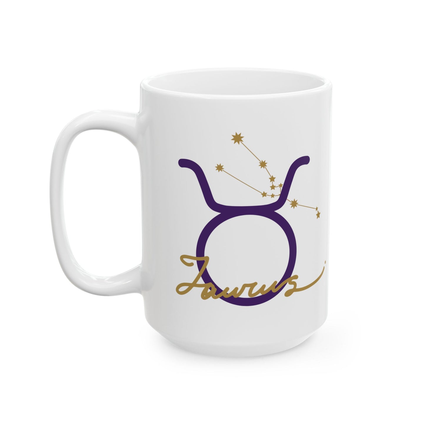 Taurus Constellation Ceramic Mug – Zodiac Astrology Coffee Cup (11oz & 15oz)