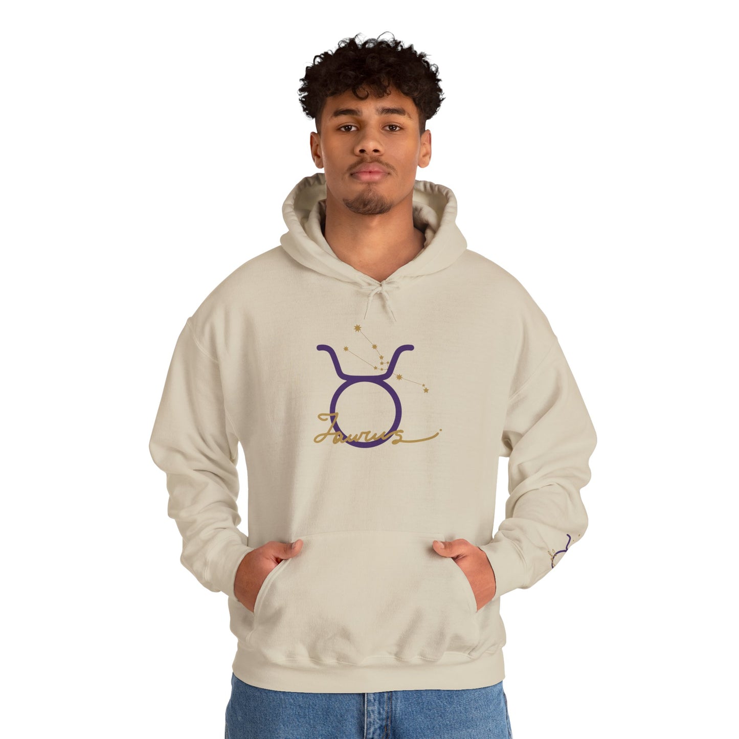 Taurus Zodiac Hoodie — Elegant Taurus Constellation Astrological Sweatshirt