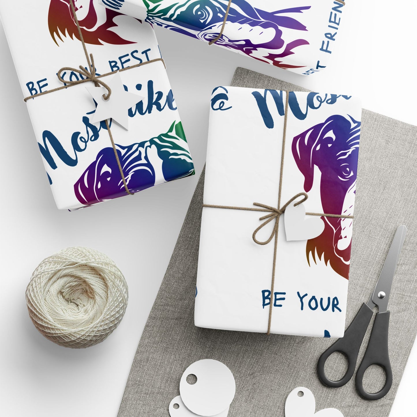 Boxer Wrapping Paper, Dog wrapping Paper, Whimsical Pet-Themed Wrapping Paper for Gifts, Colorful Dog Lover Gift Wrap, Unique Birthday Wrap, Fun Animal Print Paper, Most Likely [...]