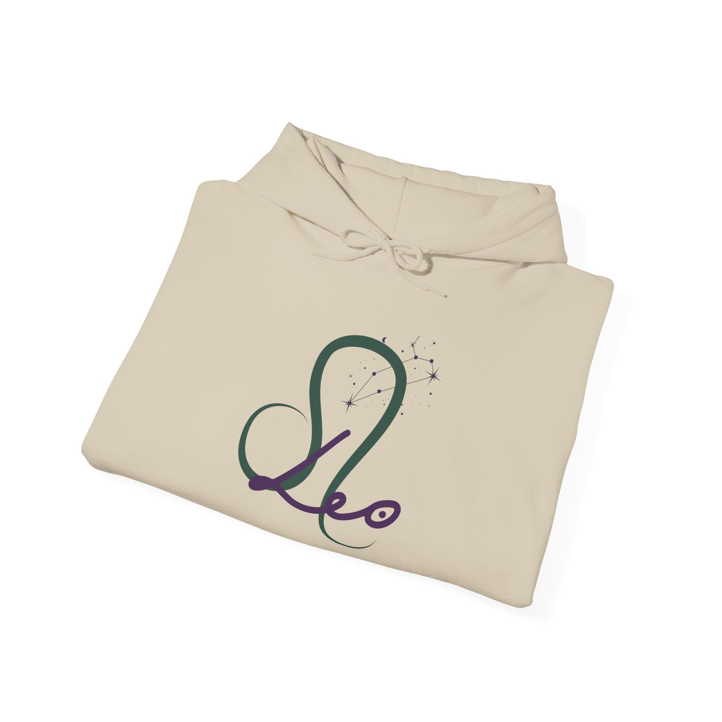 Leo Zodiac Hoodie — Minimal Constellation Sign Sweatshirt