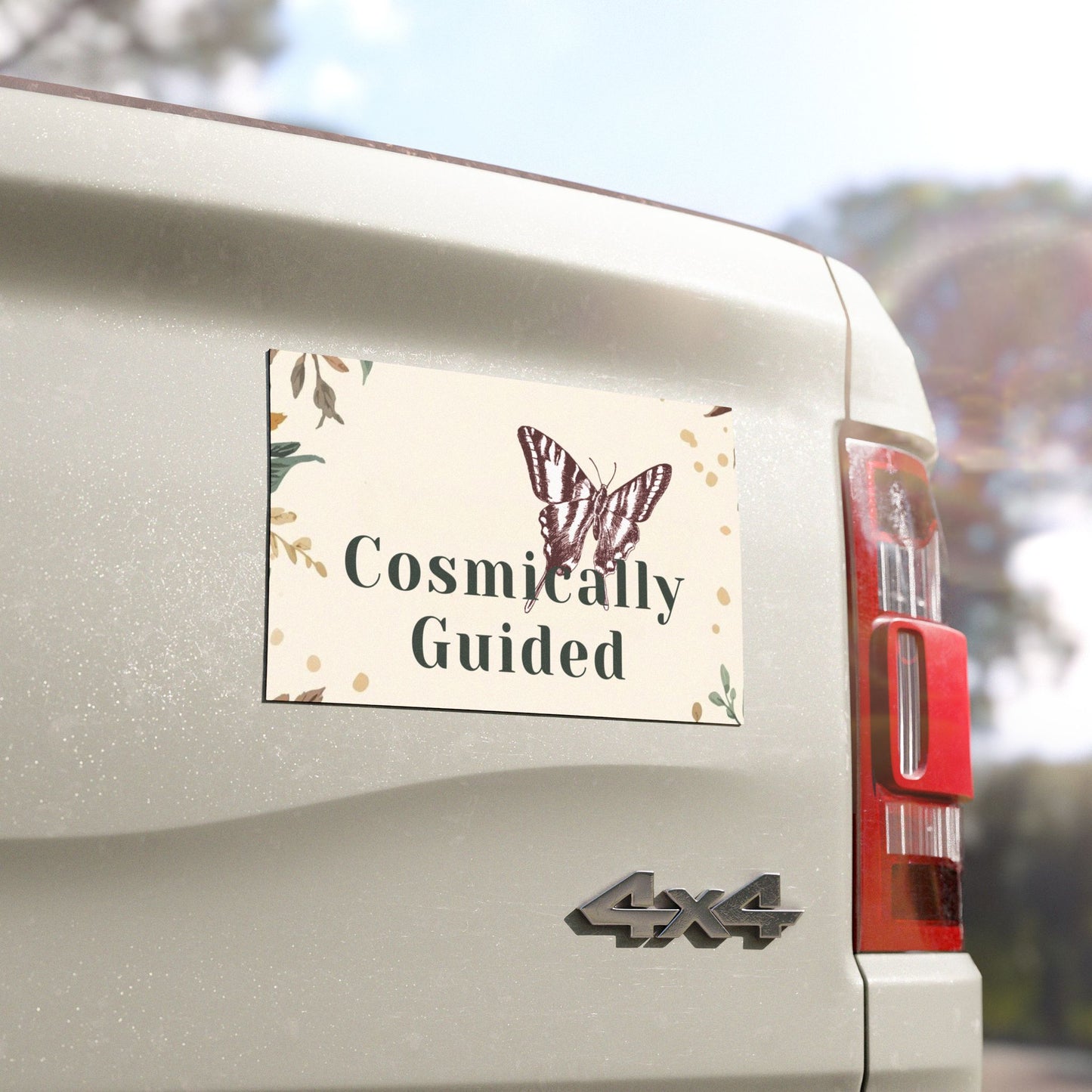 Inspirational Car Magnets - "Breathe, Trust, Let Go", Cosmic Magnet, Magnet for Cosmic Lover