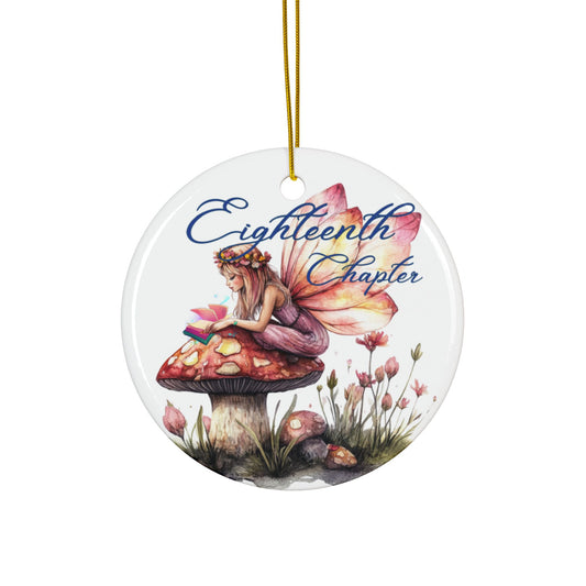 18 Chapter Ornament, 18 Era Ornament, Chapter 18, Era 18, 18th Birthday, Birthday Gift, Whimsical Fairy Ceramic Ornaments | 2-Sided Print, Birthday Decoration, Home Decor, Gift Tags, Party Favors, Seasonal Decor