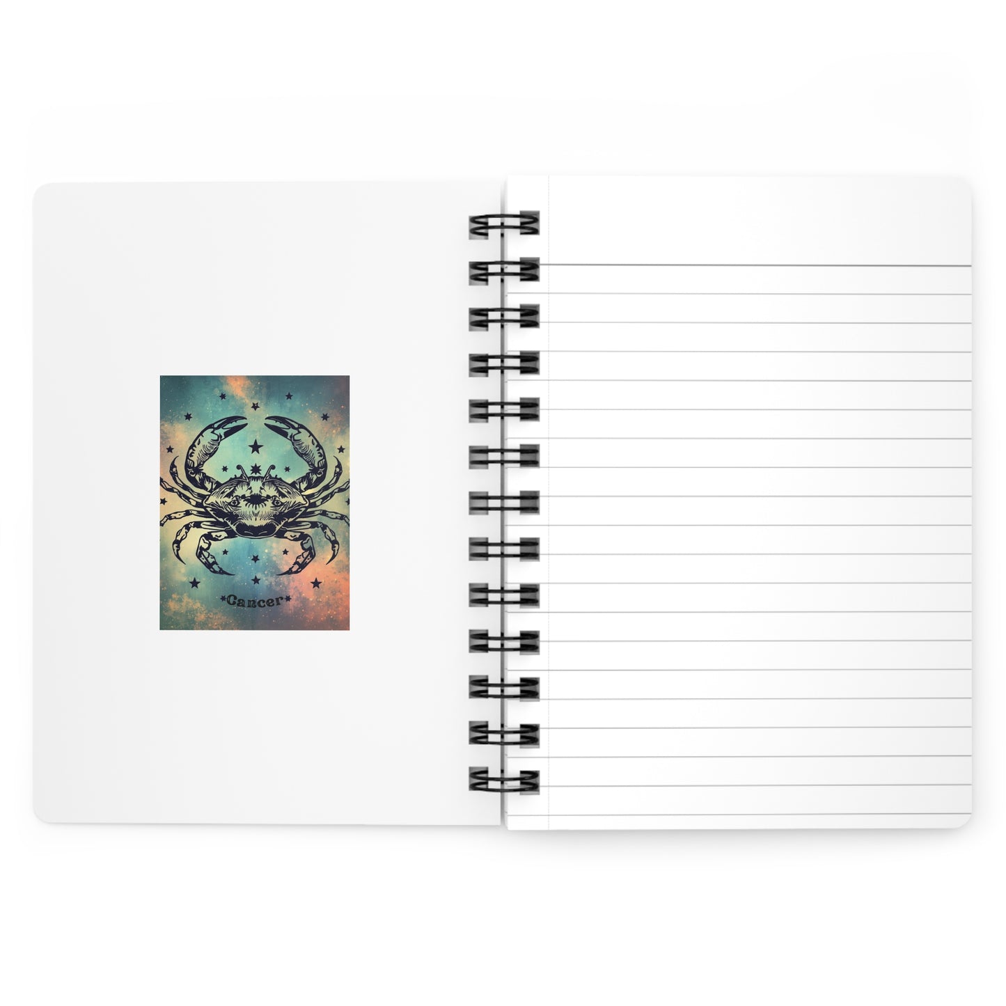 Astrology Crab Spiral Bound Journal - Ideal for Cancer Zodiac Lovers