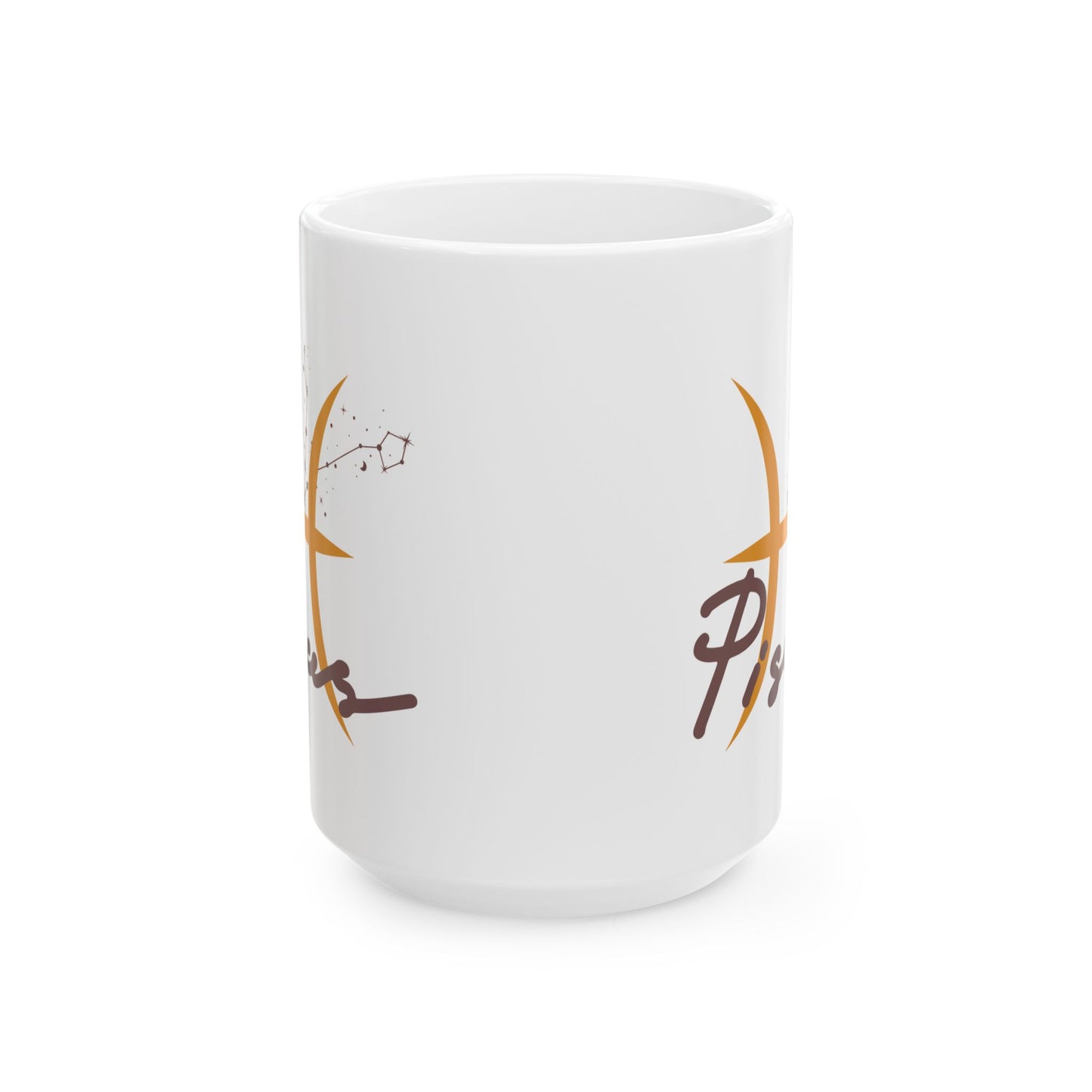 Personalized Astrology Pisces Ceramic Mug — Zodiac Constellation Coffee Cup (11oz/15oz)