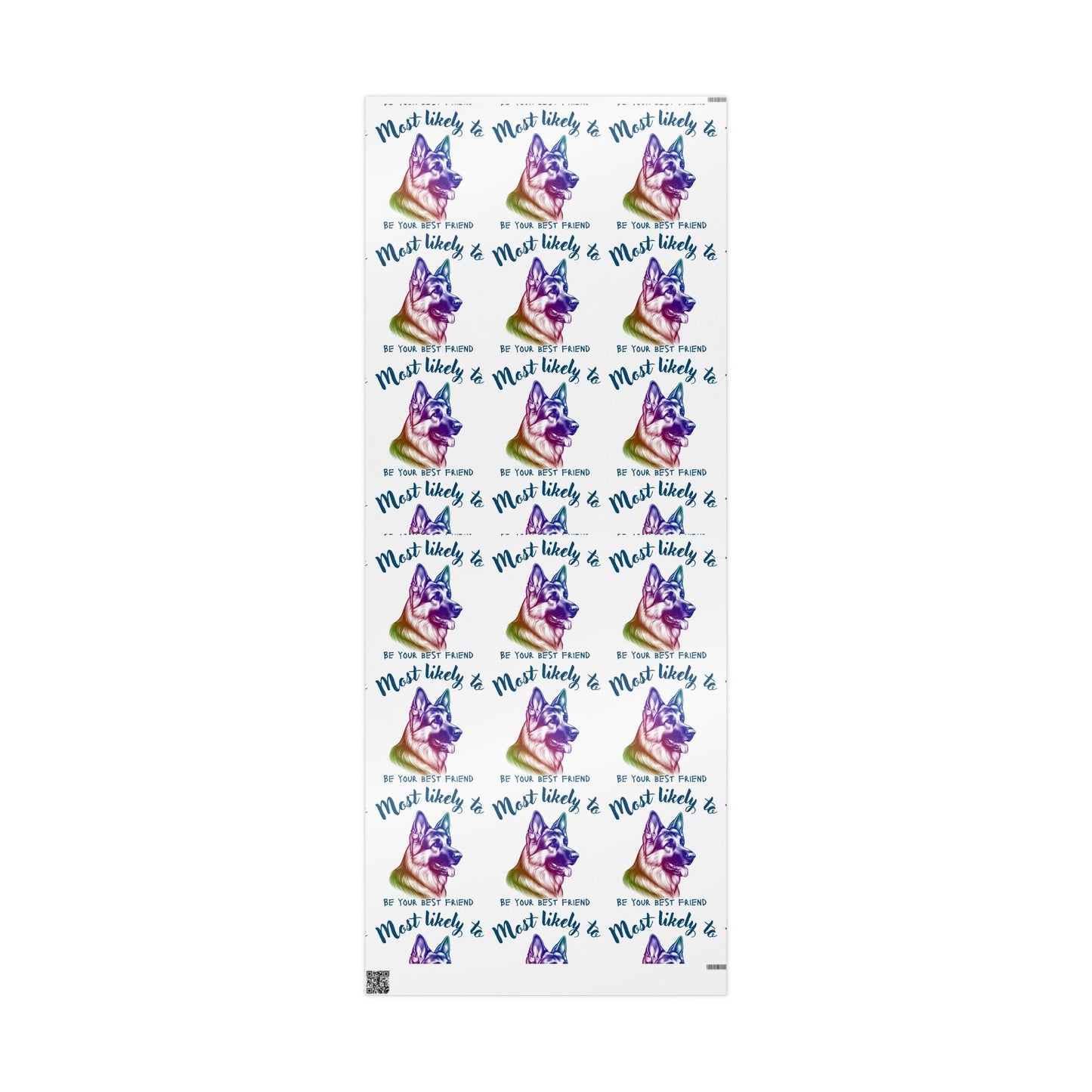 Colorful Pet-Themed Wrapping Paper, Most Likely to Be Your Best Friend Gift Wrap, Dog Lover Gift Wrap, Birthday, Pet Adoption, Holiday [...]