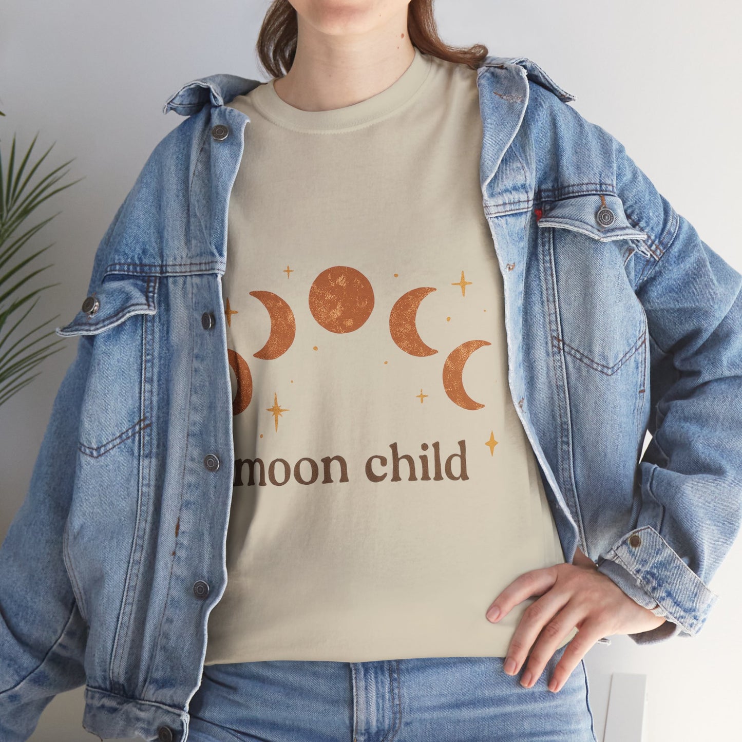 Moon Child T-Shirt — Celestial Phases Graphic Tee
