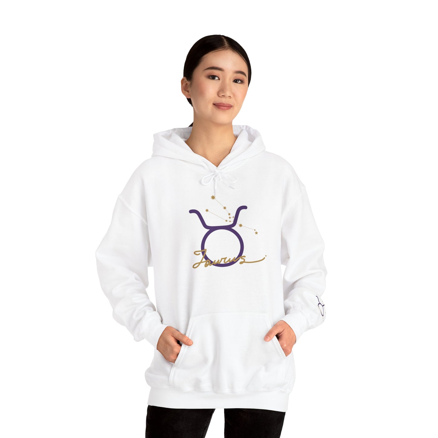 Taurus Zodiac Hoodie — Elegant Taurus Constellation Astrological Sweatshirt