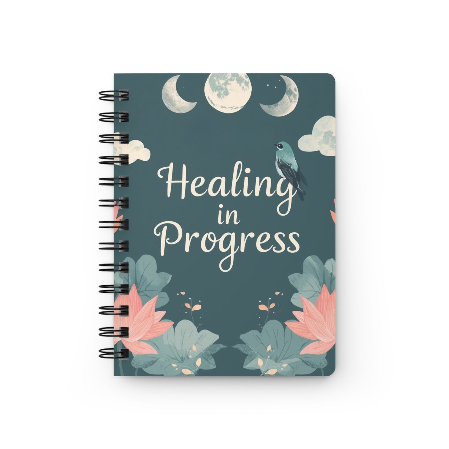 Personalize, Healing in Progress Spiral Bound Journal