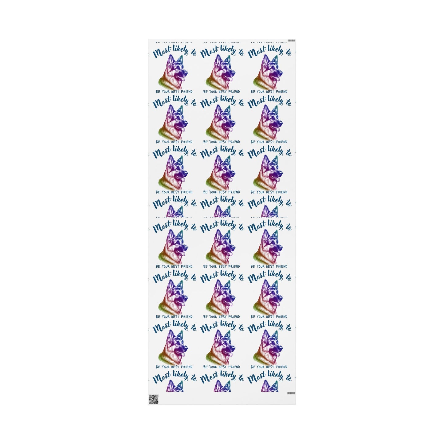 Colorful Pet-Themed Wrapping Paper, Most Likely to Be Your Best Friend Gift Wrap, Dog Lover Gift Wrap, Birthday, Pet Adoption, Holiday [...]