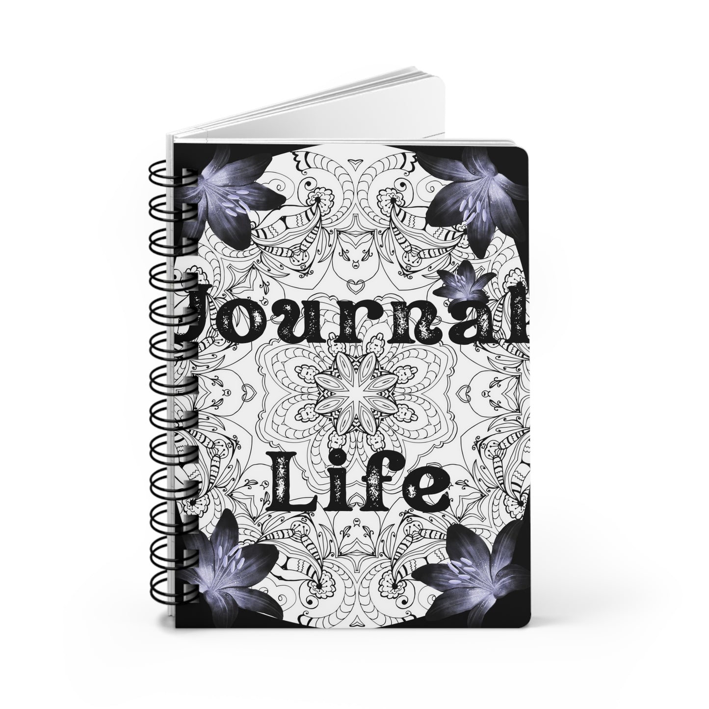 Personalize, Inspirational Spiral Bound Journal: Journal Life