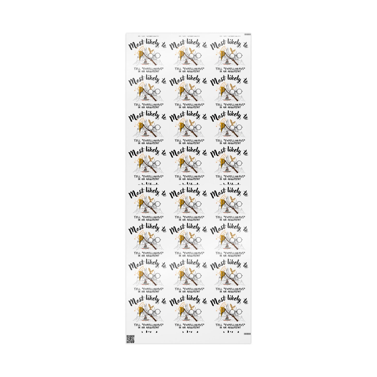 Most Likely To Wrapping Paper, Fun Gift Wrap for Friends, Potter Inspired, Movie Lover Wrapping Paper, Enchanted Wrapping Paper, Creative Party Supplies, Birthday Wrapping, Unique Celebration Paper