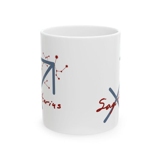 Personalized Sagittarius Constellation Ceramic Mug (11oz & 15oz)