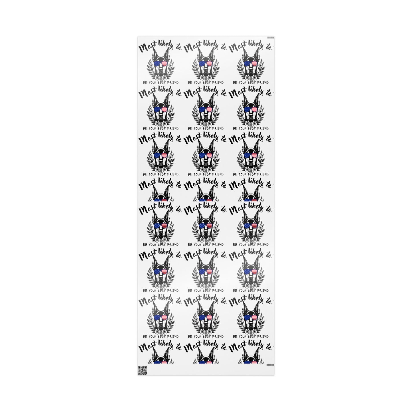 Most Likely to Be Your Best Friend, Animal Lover Gift Wrap, Customizable Wrapping Paper for Gifts, Unique Gift Wrap for Birthdays, Holidays, and Celebrations, Fun and Festive Designs
