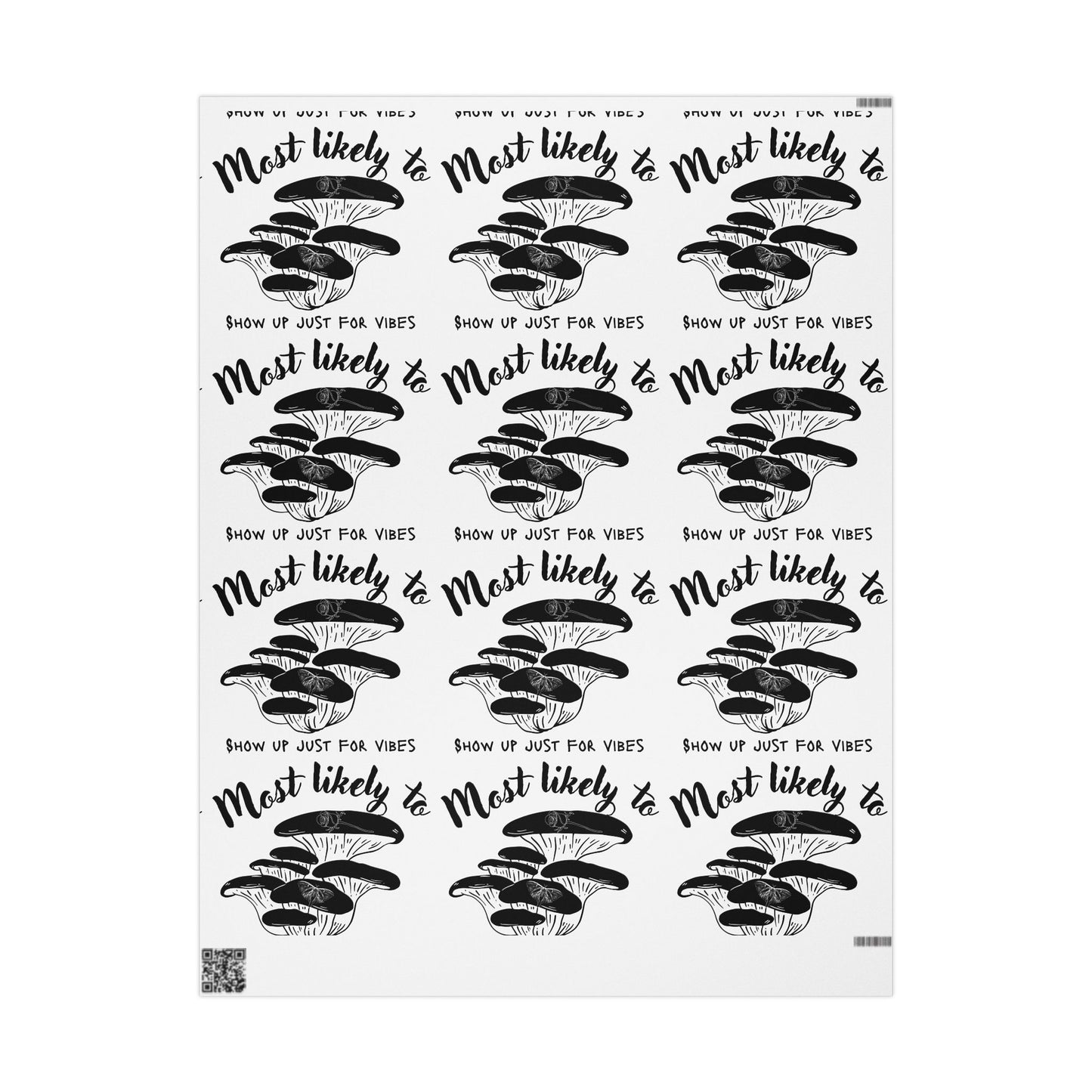 Mushroom-Themed Wrapping Paper for Eco-Friendly Gifts, Mushroom Paper, Unique Gift Wrap for Special Occasions, Holidays, Birthdays, Celebrate Nature