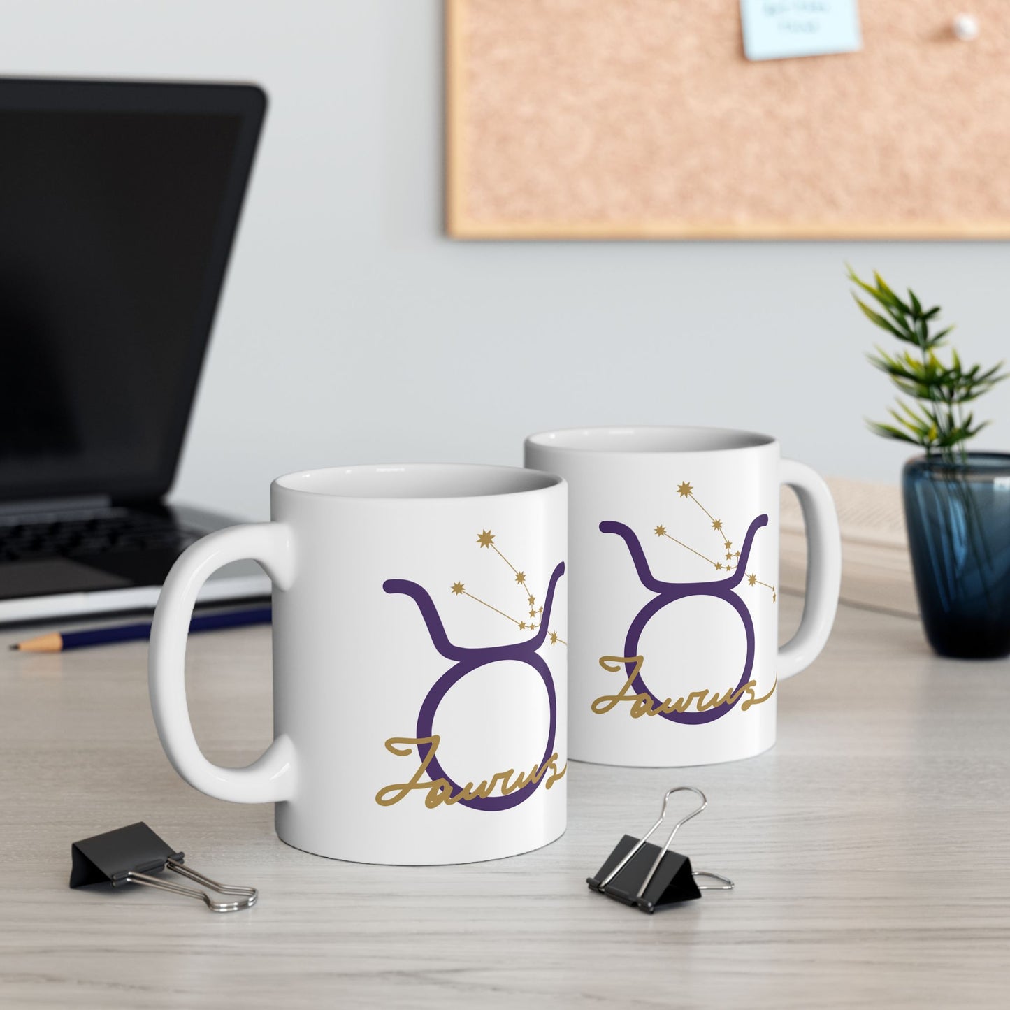 Taurus Constellation Ceramic Mug – Zodiac Astrology Coffee Cup (11oz & 15oz)