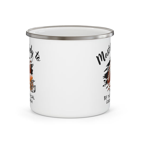 Camping Mug - Most Likely to Be the Official Couch Coach, Football Cup, Sports Fan Mug