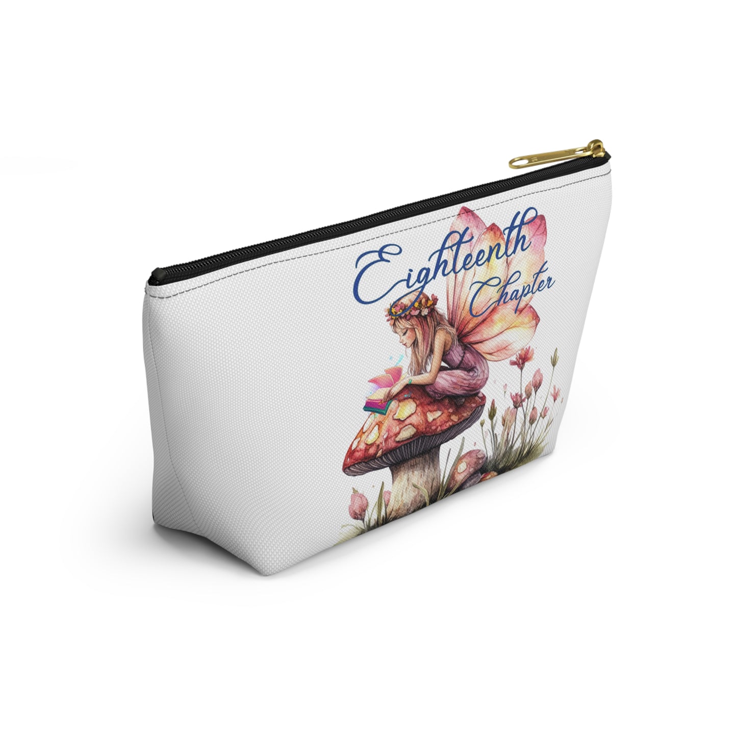 Eighteenth Chapter, 18th Chapter, Fairy Tale Accessory Pouch | Eighteenth Chapter Makeup Bag | Cute Storage for Gifts, Journals, Travelers, Organizers