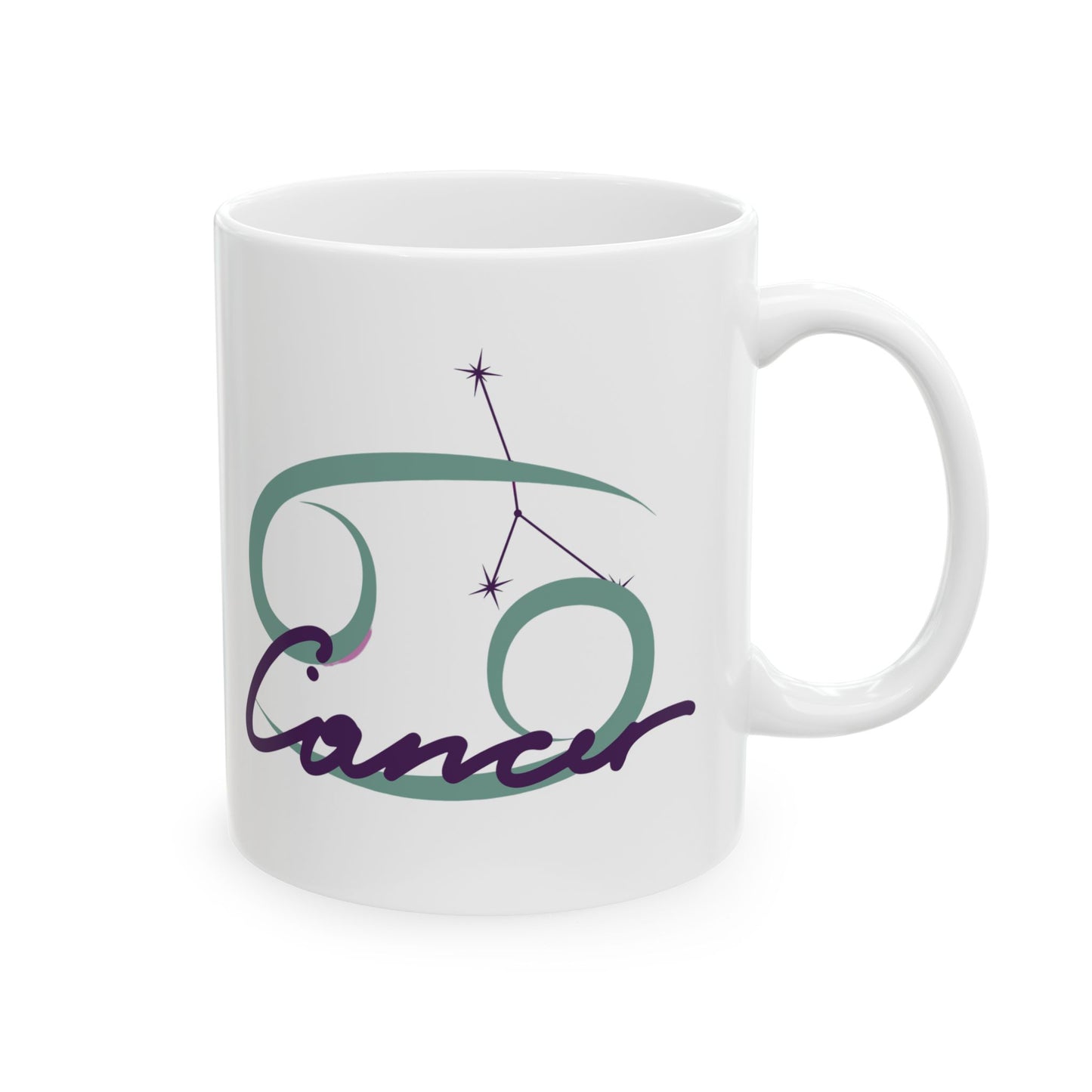 Personalized Zodiac Cancer Ceramic Mug –  (11oz, 15oz)