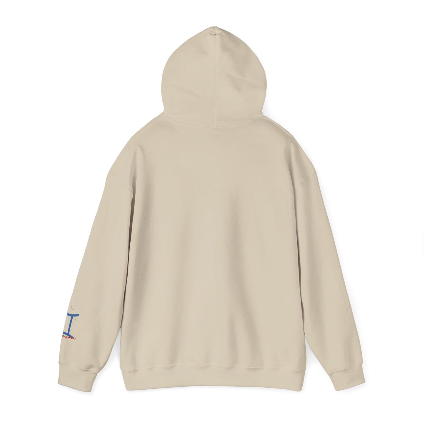 Gemini Zodiac Hoodie – Minimal Astrological Sign Hooded Sweatshirt