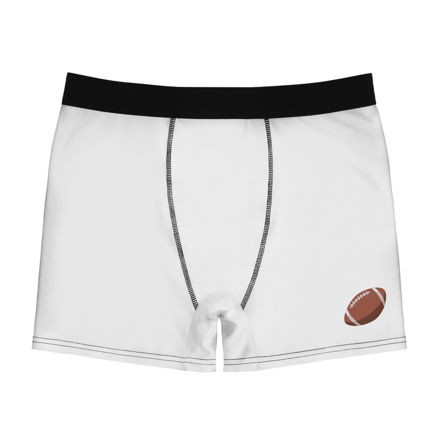 Football-Themed Men's Boxer Briefs – Fun & Comfortable Underwear for Sports Fans - Men's Sports Underwear