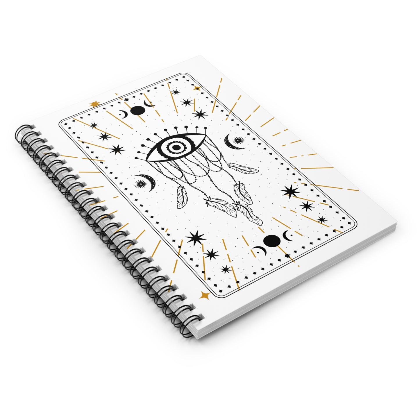Cosmic Dreamer Spiral Notebook - Ruled Line, Journaling, Writing, Gift for Students, Meditation, School Supplies, Astrology