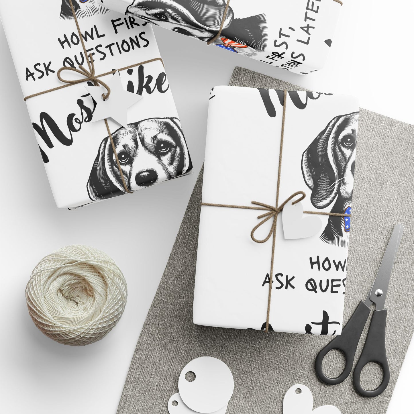 Beagle lover gift wrap, Beagle Wrapping Paper, Dog Wrapping Paper, Pet Parent Paper, Dog Gift Wrap, Wrapping Papers