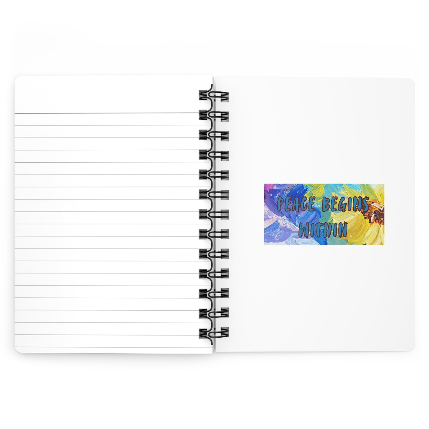 Peace Begins Within Spiral Bound Journal