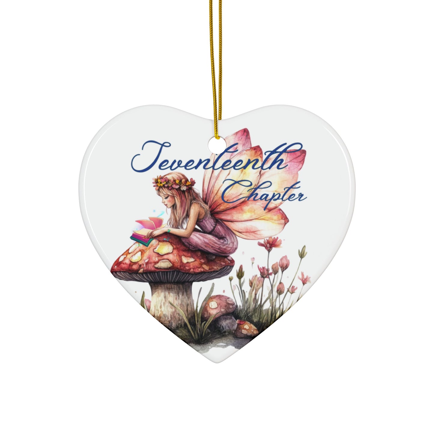 17 Chapter Ornament, Chapter 17, Era 17, 17th Birthday, Birthday Gift, Enchanting Fairy Tale Ceramic Ornaments, Magical Decor for Holidays & Gifts, 2-Sided Design, Perfect for Christmas, Chapter [...]