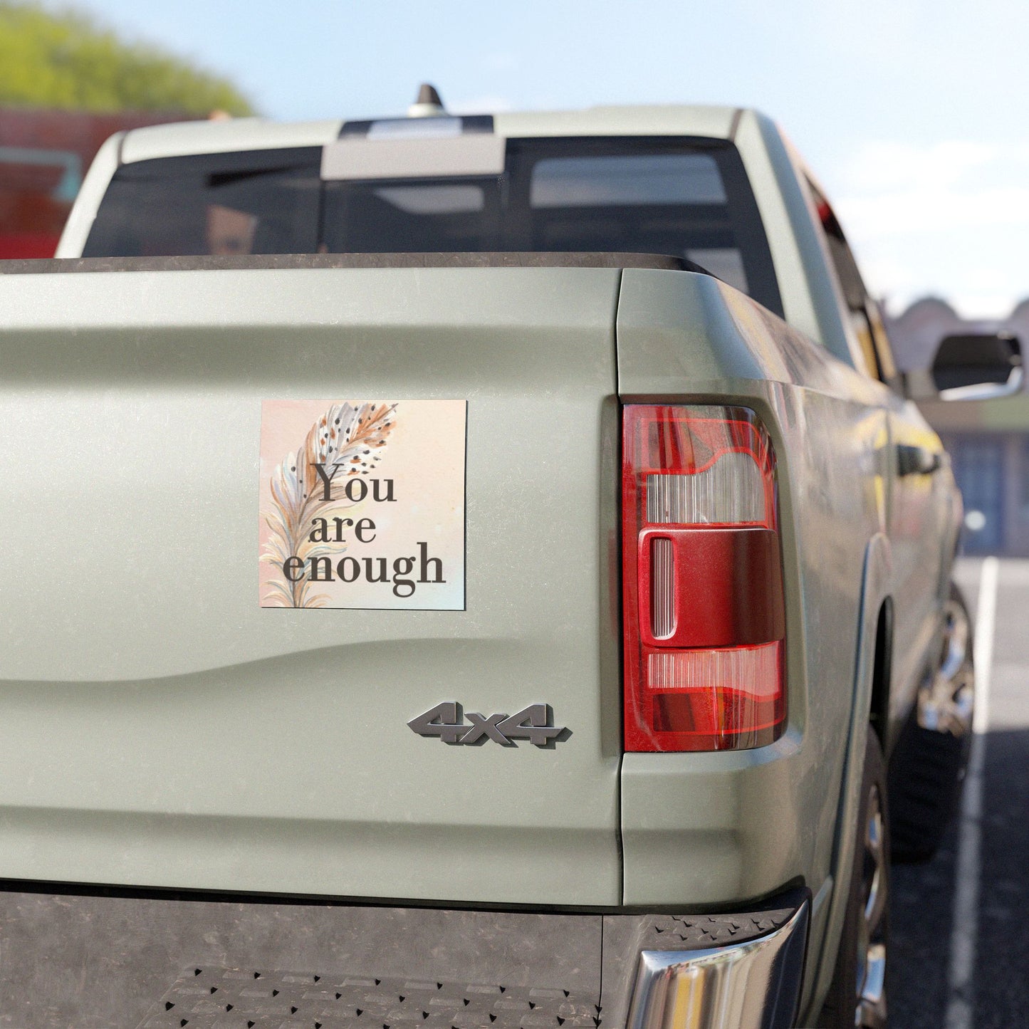 Inspirational Car Magnets - 'You Are Enough' Design - You Are Enough Magnet