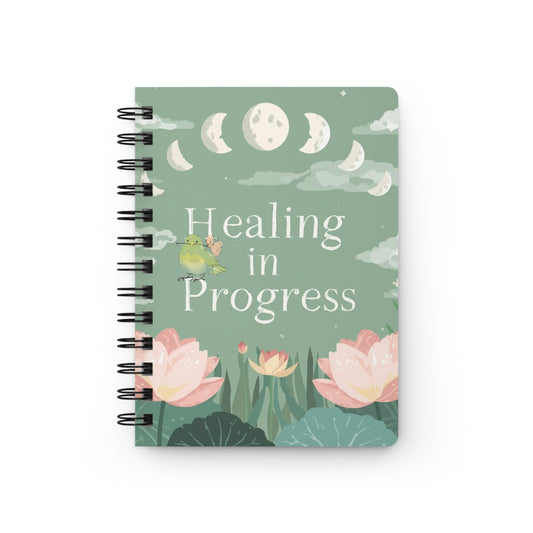 Personalize, Healing in Progress Spiral Bound Journal