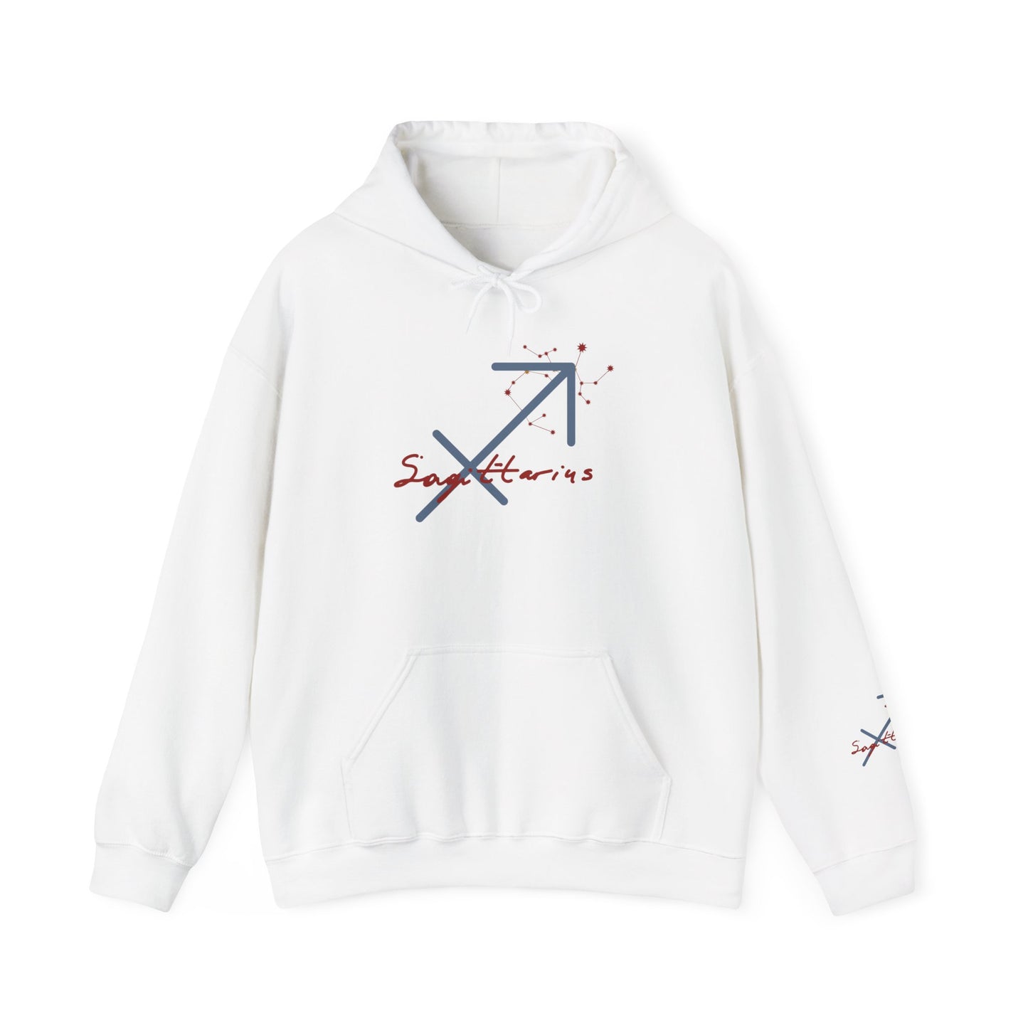 Sagittarius Zodiac Hoodie — Minimal Archer Constellation Graphic