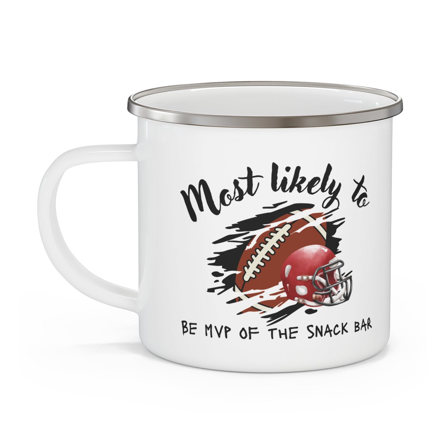 Campfire Mug for Snack MVPs - Perfect Gift for Game Day Lovers, Football Fan Cup, Sports Fan Cup