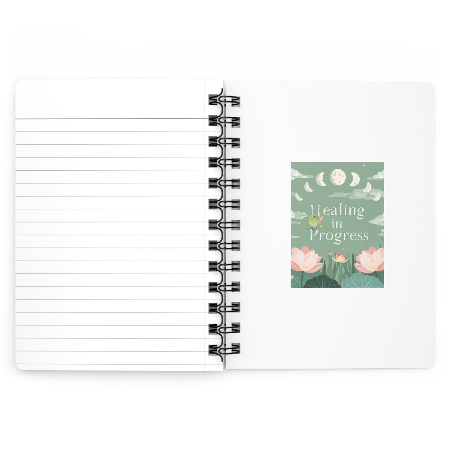 Personalize, Healing in Progress Spiral Bound Journal