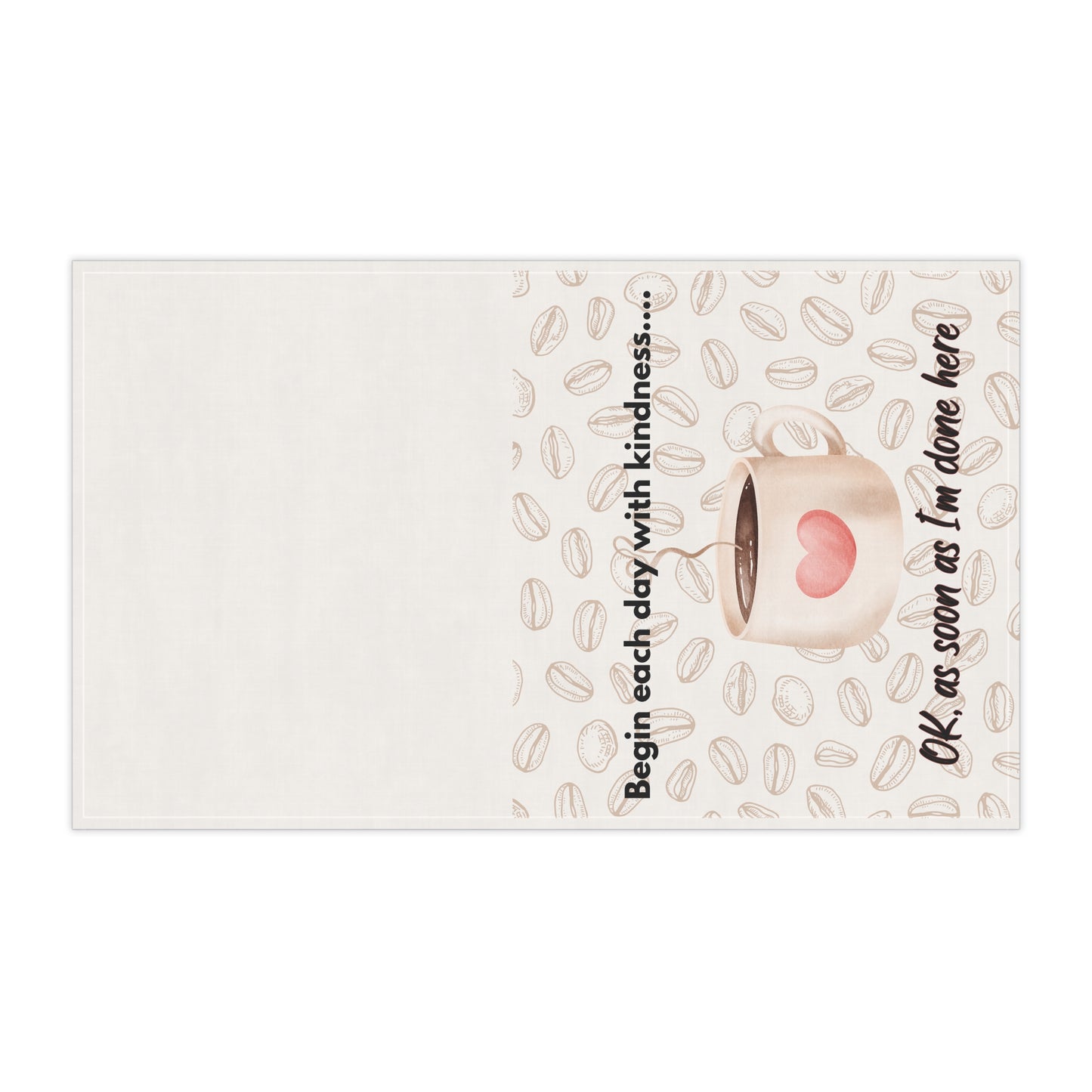 Funny Coffee Theme Tea Towels