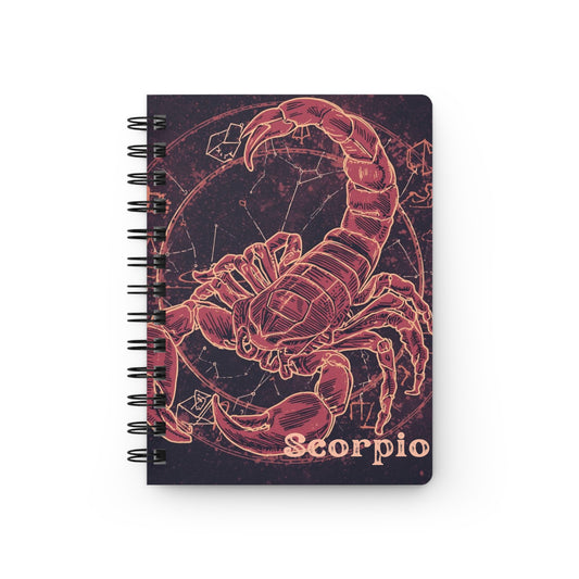 Astrology Scorpio Spiral Bound Journal