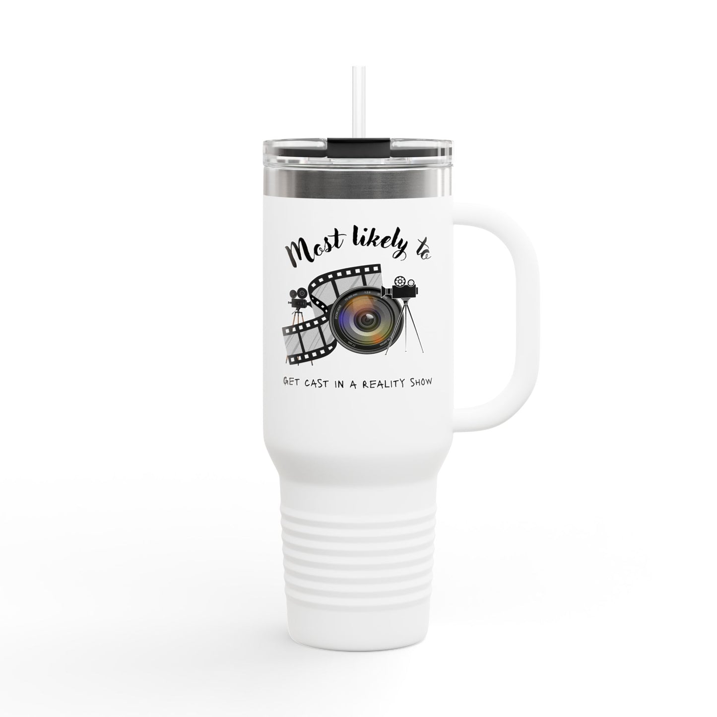 Travel Mug 40oz - Fun Reality Show Insulated Tumbler for Movie Lovers, Ideal Gift for Birthdays, Holidays, Road Trips, Anniversary