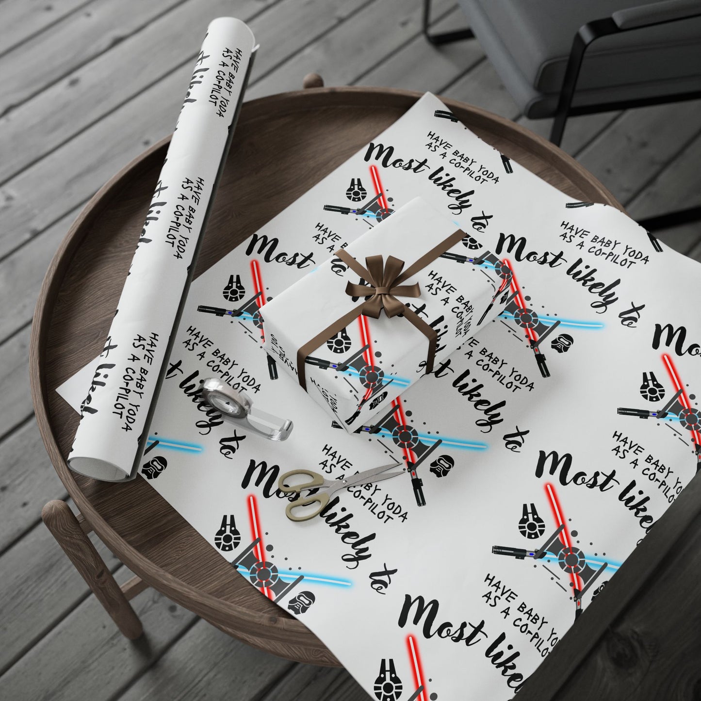 Fun Airplane Themed Wrapping Paper | Gift Wrap for Travel Lovers | Most Likely to Have Baby Tada as Co-Pilot | Unique Party Supplies, [...]