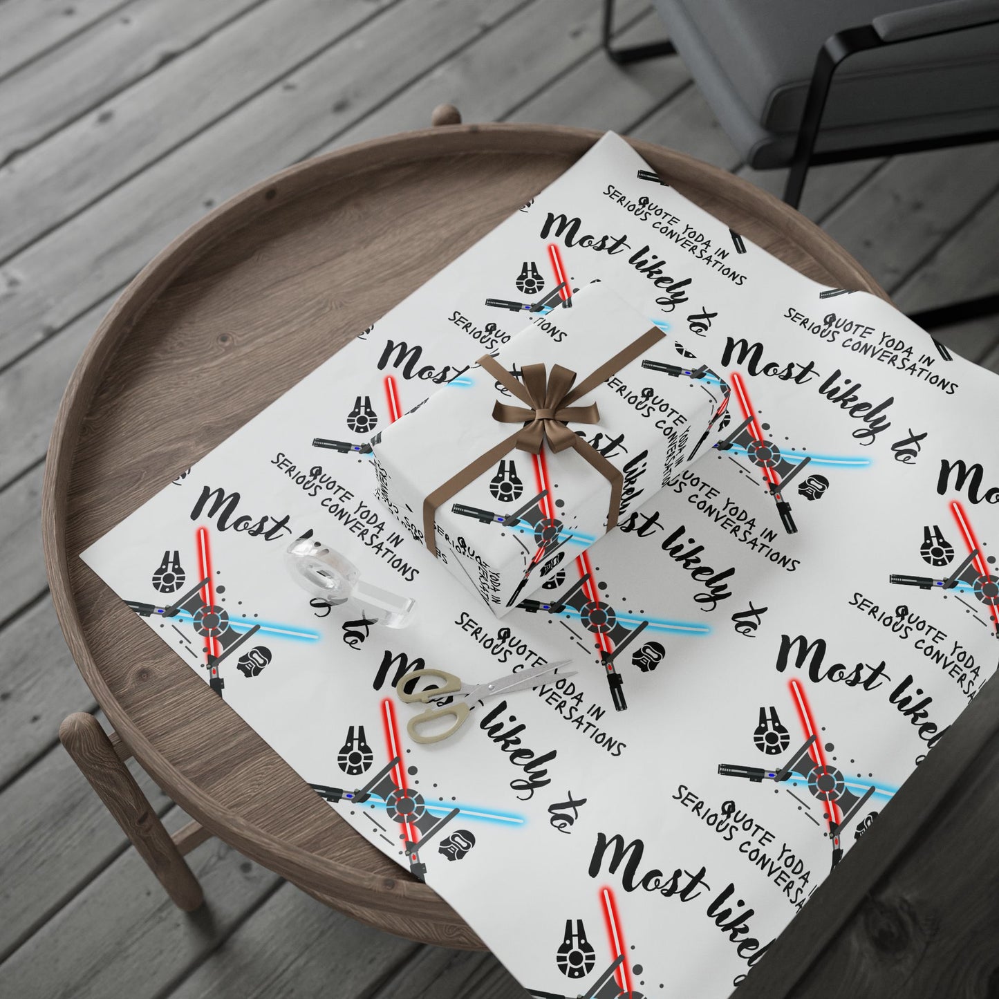 Movie Buff Wrapping Paper, Star Wars Themed Wrapping Papers
