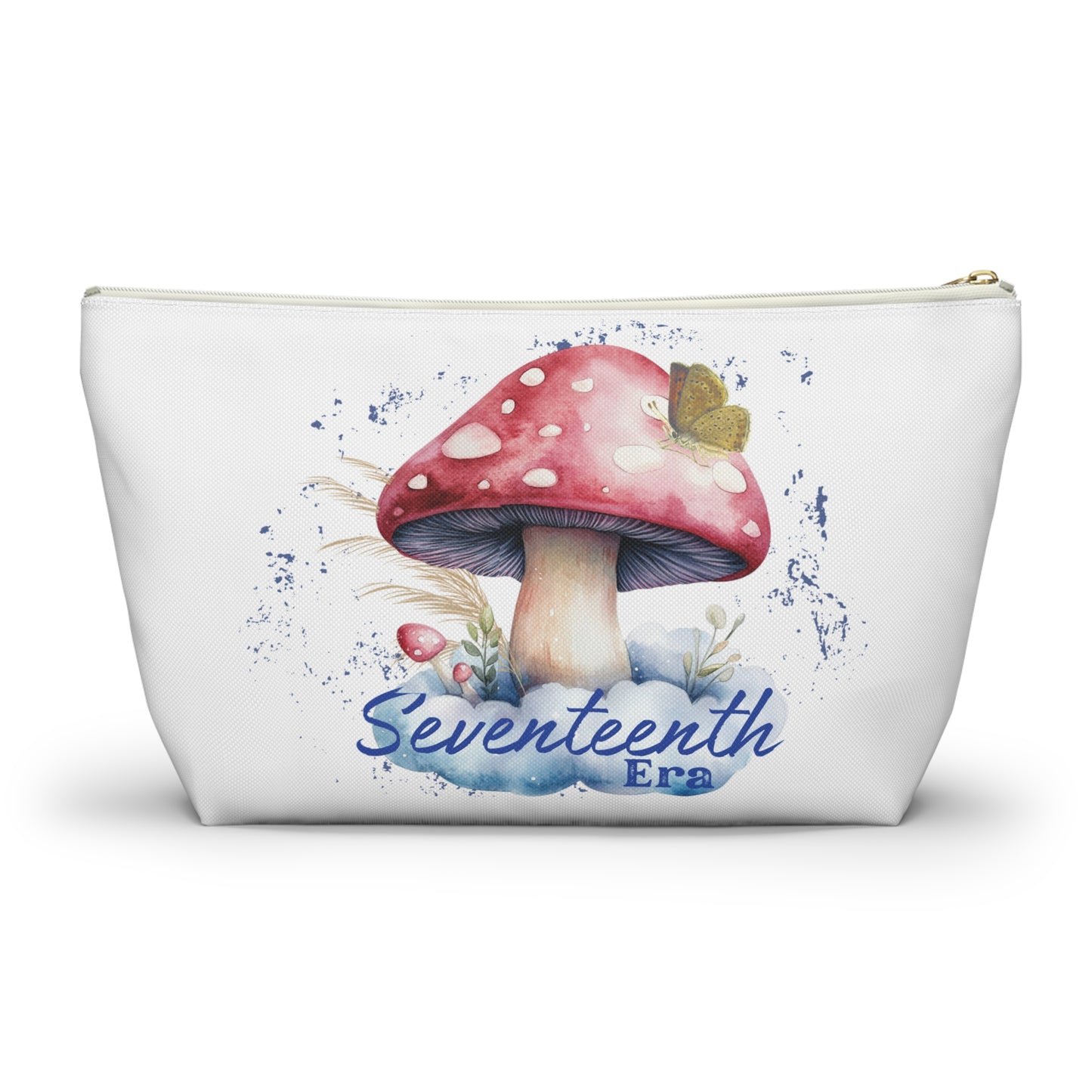 Whimsical Mushroom Accessory Pouch | Eco-Friendly Makeup Bag, Travel Organizer, Gift for Nature Lovers, Fun Storage Solution, [...]