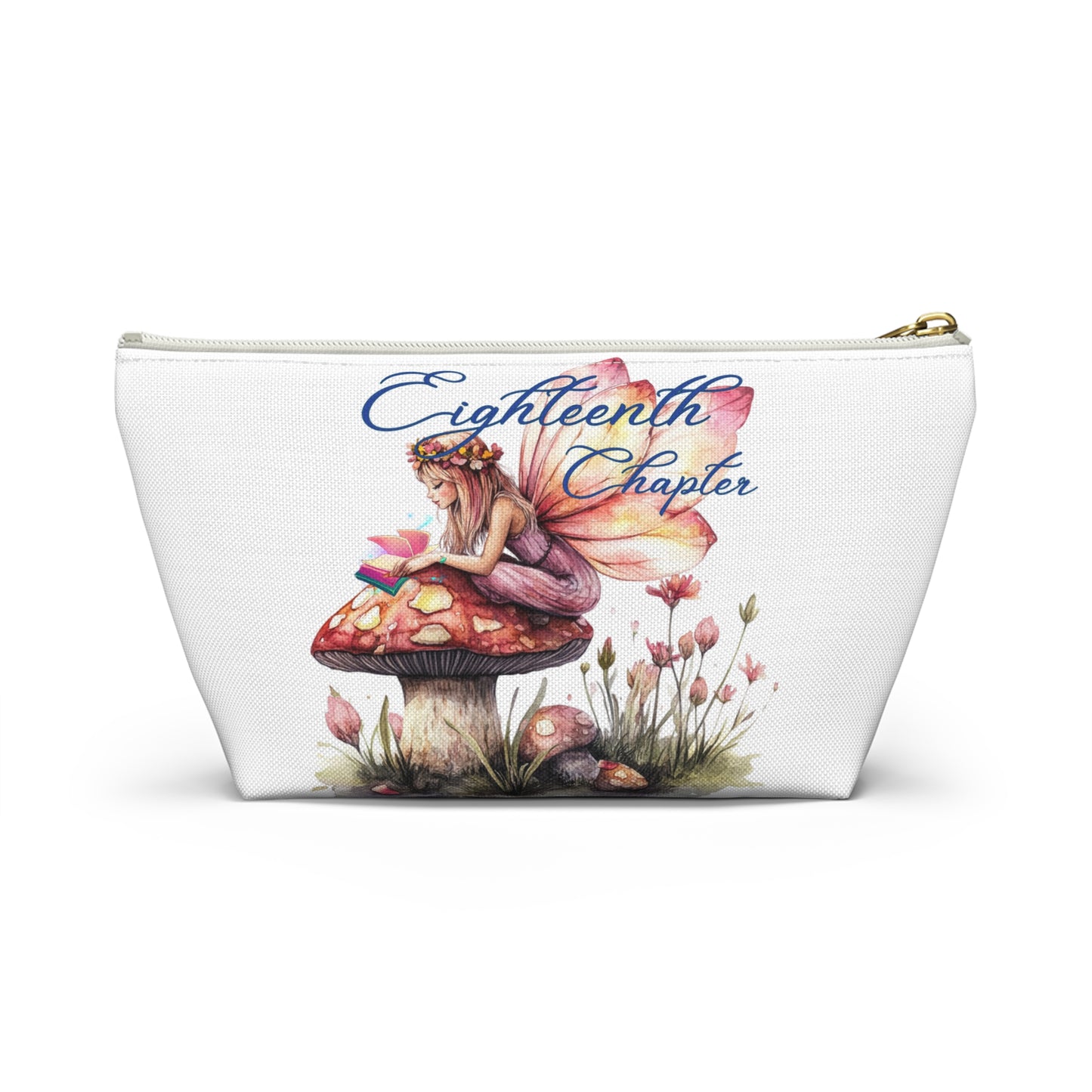 Eighteenth Chapter, 18th Chapter, Fairy Tale Accessory Pouch | Eighteenth Chapter Makeup Bag | Cute Storage for Gifts, Journals, Travelers, Organizers