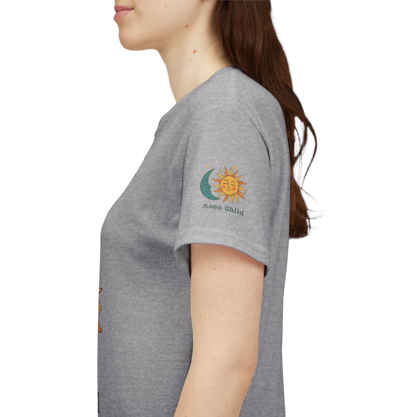 Moon Child T-Shirt — Sun & Crescent Moon Graphic Tee