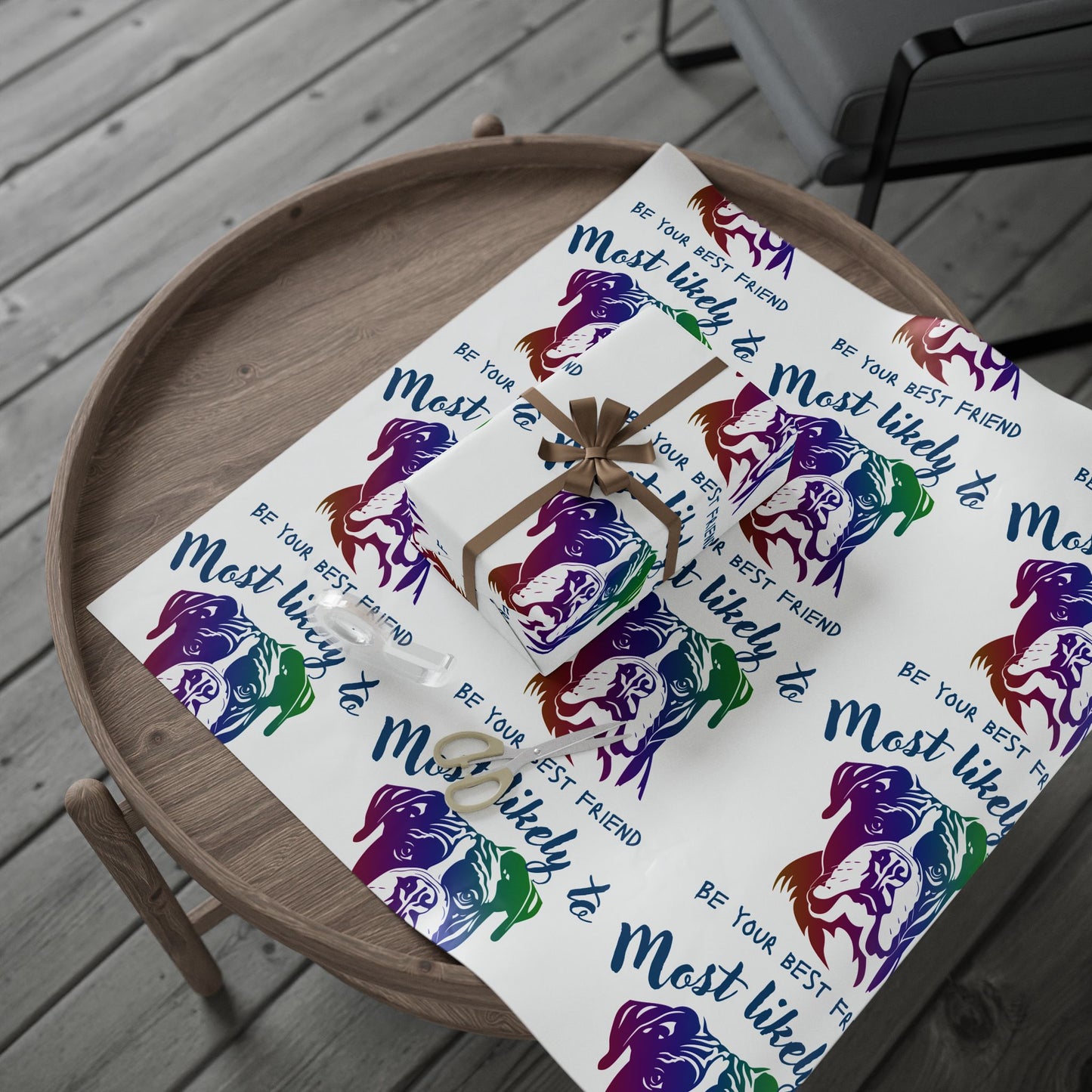 Boxer Wrapping Paper, Dog wrapping Paper, Whimsical Pet-Themed Wrapping Paper for Gifts, Colorful Dog Lover Gift Wrap, Unique Birthday Wrap, Fun Animal Print Paper, Most Likely [...]