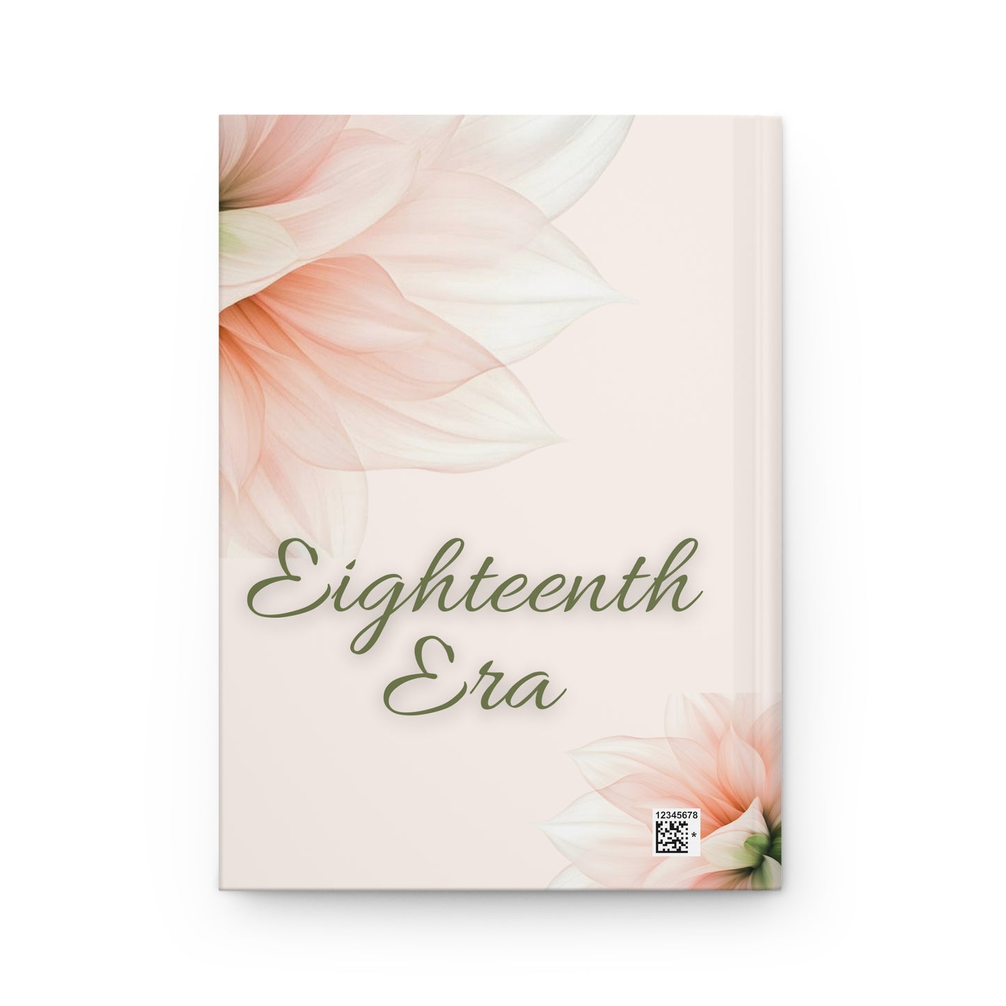 Personalize, Elegant Floral Hardcover Journal - Eighteenth Era, Eighteenth Era Journal