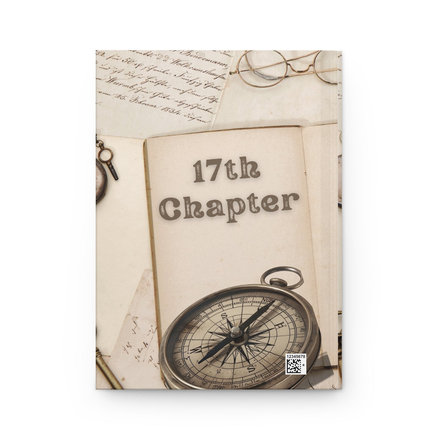 Personalize, Adventure Journal: 17th Chapter Design, Seventeenth Chapter Journal For Him, 17th Chapter For Him