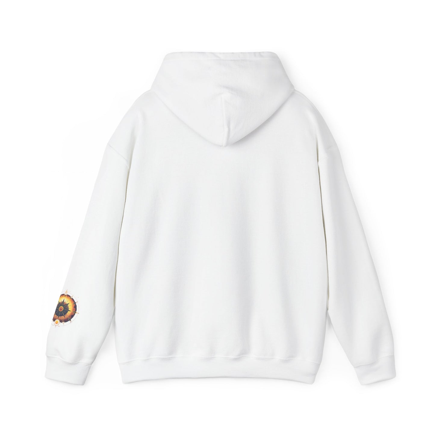 Mandala Sun Hoodie — Spiritual Boho Graphic Sweatshirt