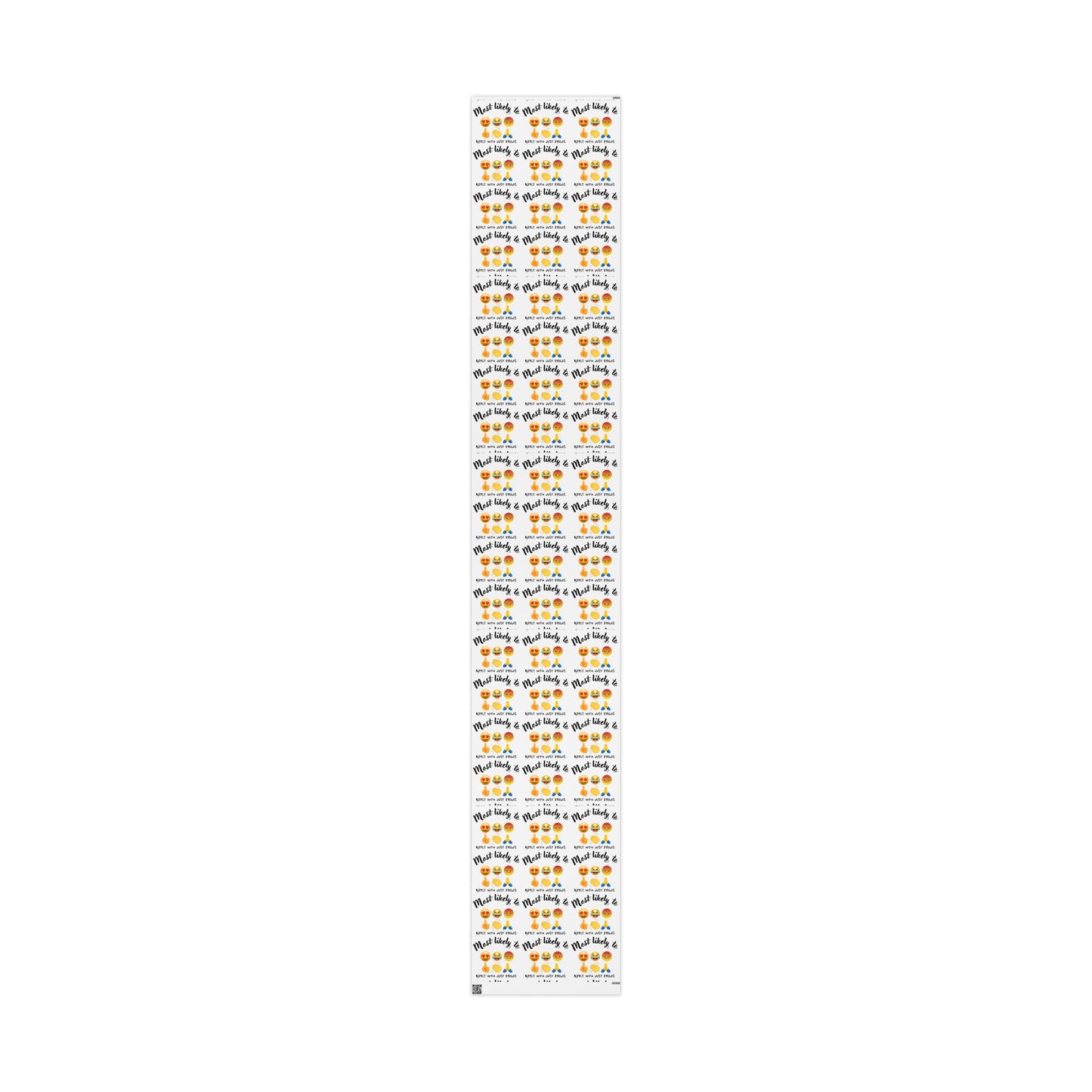 Fun Emoji Wrapping Paper, Gift Wrap for Parties, Birthday Decor, Holiday Gift Wrap, Celebration Supplies, Most Likely To Theme, Birthday Gift Wrap