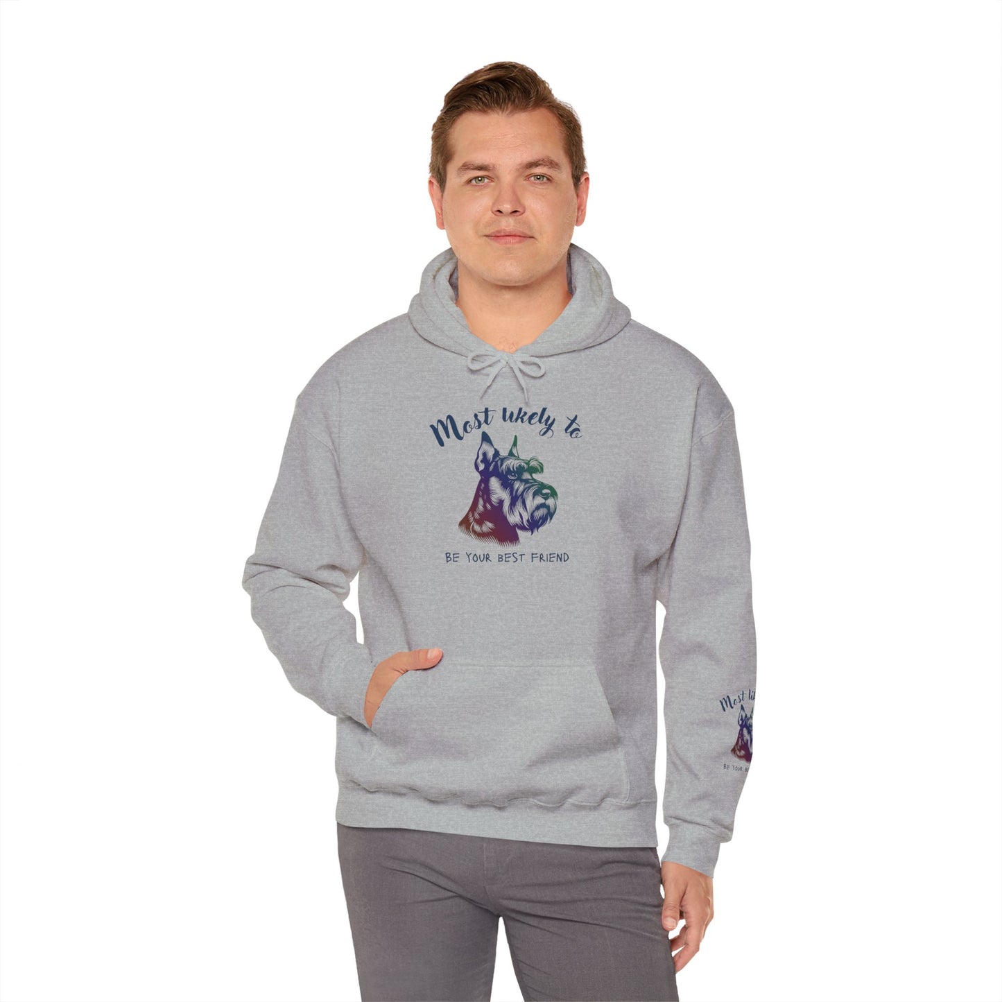 Schnauzer 'Most Likely To Be Your Best Friend' Hoodie
