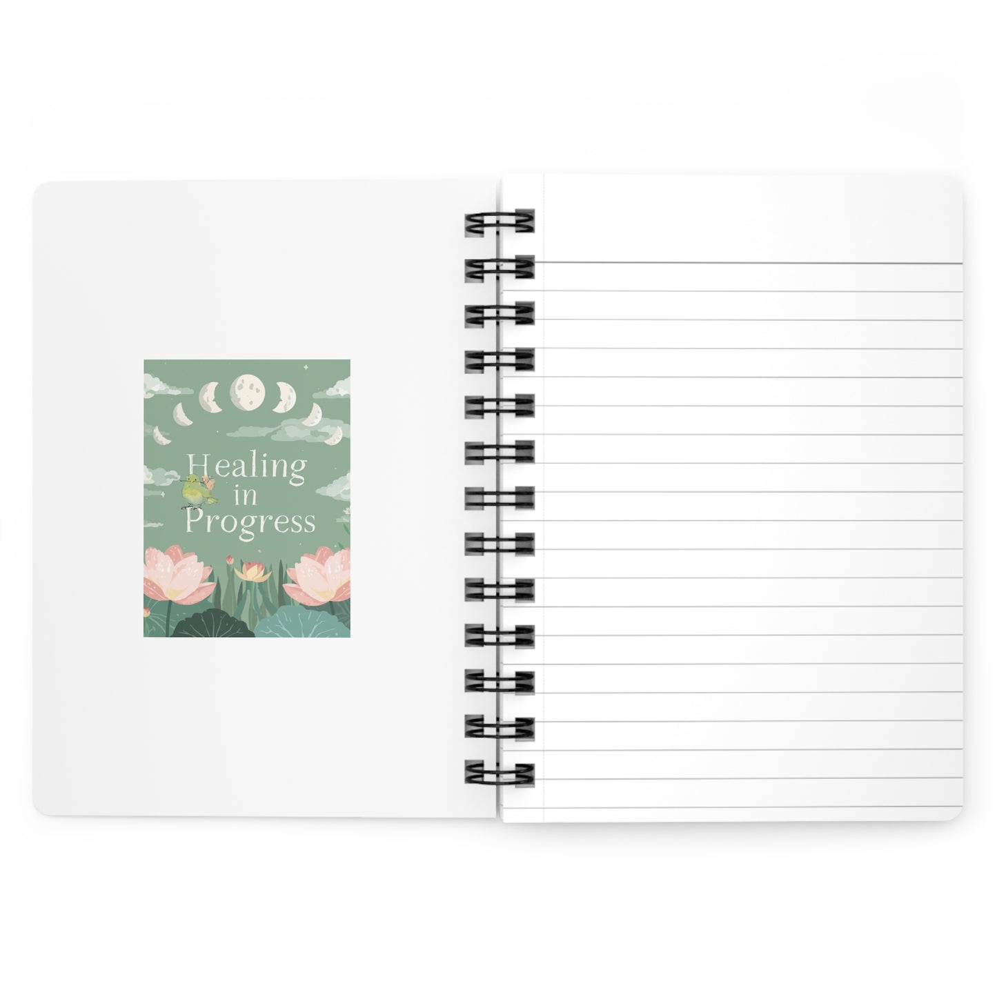 Personalize, Healing in Progress Spiral Bound Journal