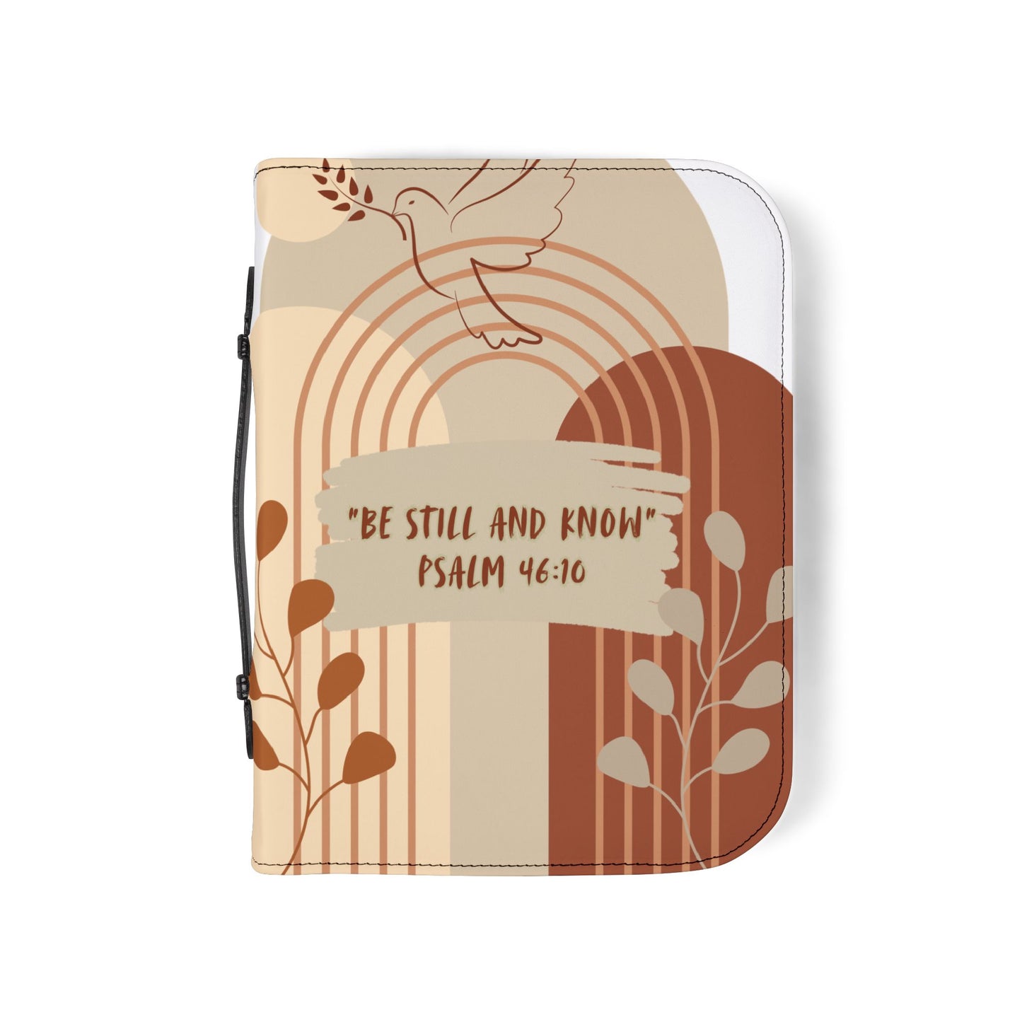 Inspirational Bible Cover - 'Be Still and Know', Christian Gift, Religious Journal Case, Faith-Based Accessory, Devotional Holder, [...]